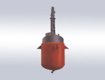 Steam heating heat transfer oil circulation heating reaction kettle