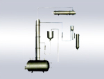 Methanol and ethanol recovery tower