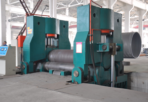 Large plate rolling machine